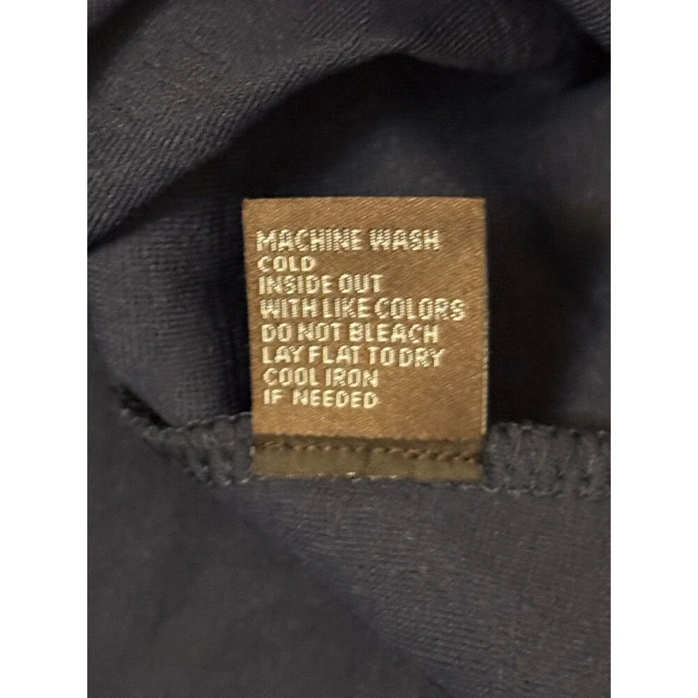 JMcLaughlin Bedford Top Women XL Navy Tulip Geo Jacquard Quarter Zip Long Sleeve - Picture 5 of 10
